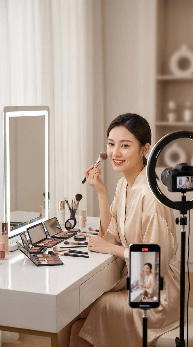 黄色仓库美妆视频教程